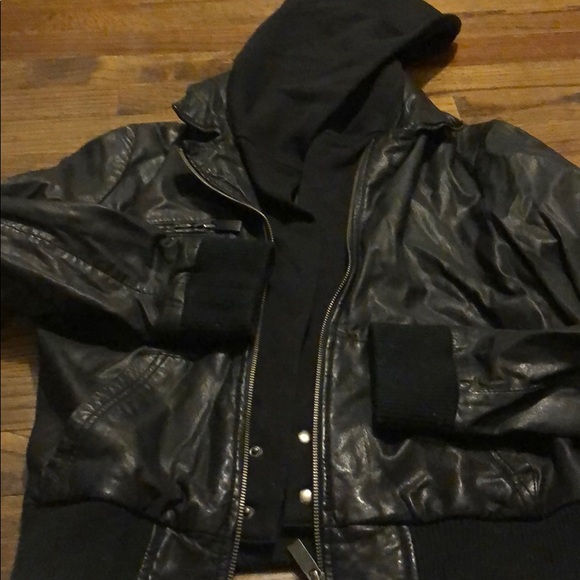 Line the label Jackets & Blazers - Line the label lamb skin leather jacket 🖤⭐️🌟🖤 M